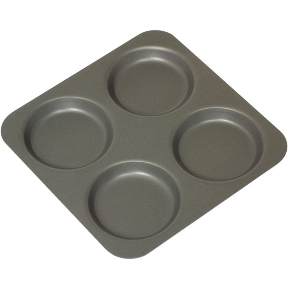 Mermaid Hard Anodised 4 Hole Yorkshire Pudding Tray