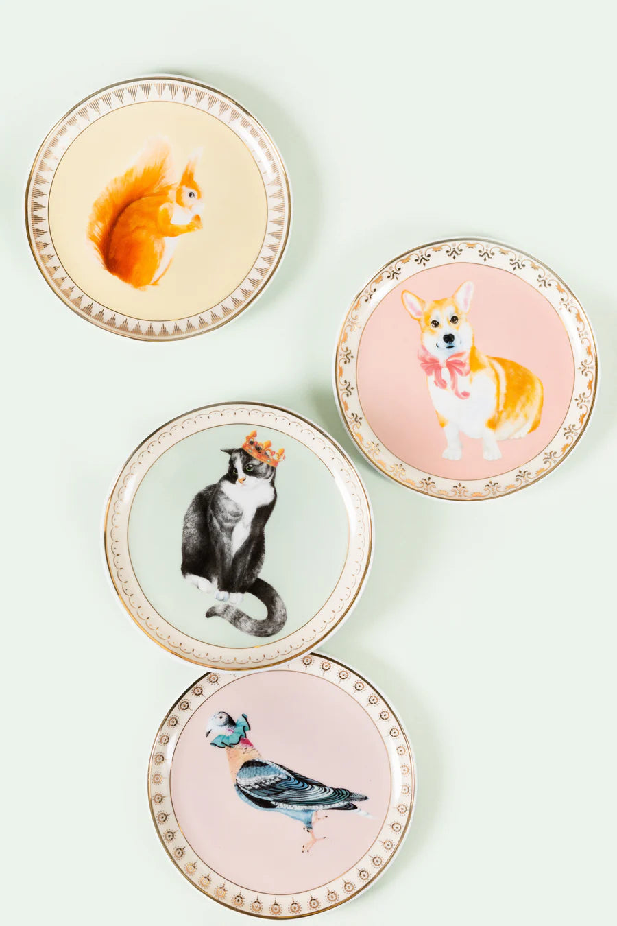 Yvonne Ellen Best Of British Coaster Set of 4