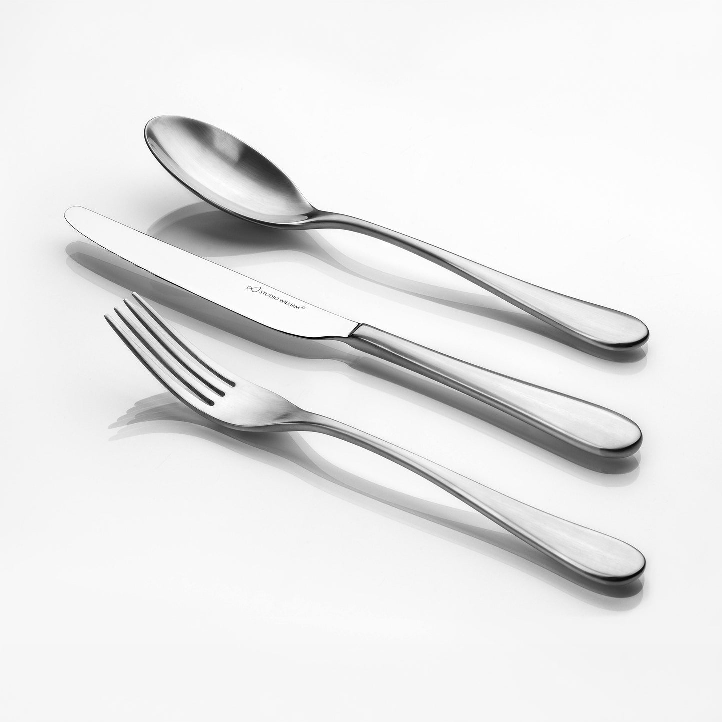 Studio William Mulberry Satin 42 Piece Cutlery Set