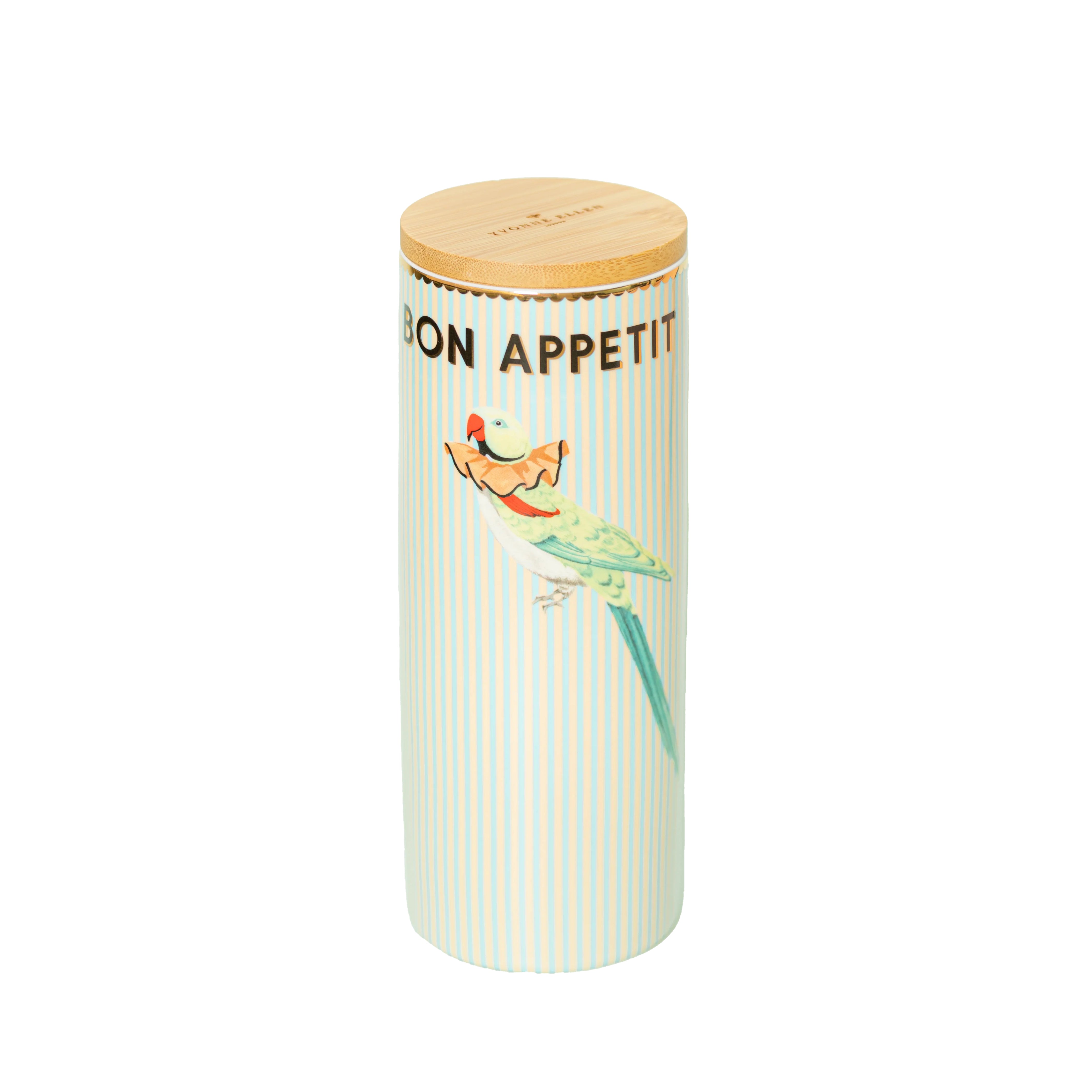 Yvonne Ellen Large Storage Jar - Parrot