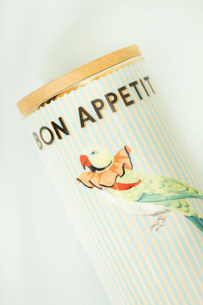 Yvonne Ellen Large Storage Jar - Parrot