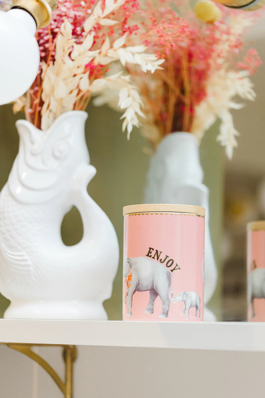 Yvonne Ellen Medium Storage Jar - Elephant