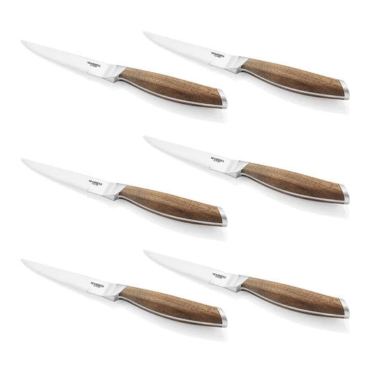 Newbridge Silverware 6 Piece Steak Knife Set-Goviers