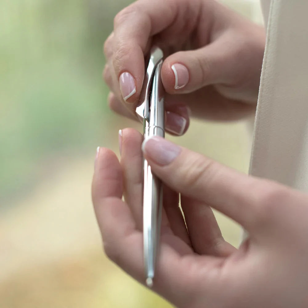 Newbridge Silverware Ball Point Pen Curved Top