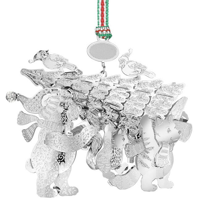 Newbridge Silverware Bringing Home the Tree Christmas Decoration