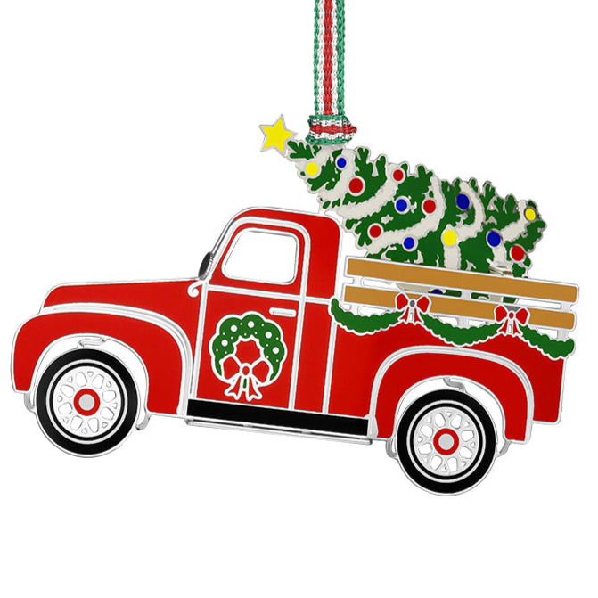 Newbridge Silverware Car with Tree Christmas Decoration
