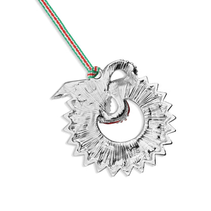 Newbridge Silverware Christmas Wreath with Bow Tree Decoration - DELIVERY JULY-Goviers