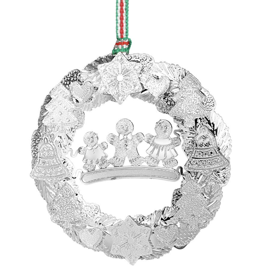 Newbridge Silverware Gingerbread Family Ornament-Goviers