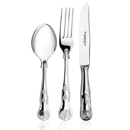 Newbridge Silverware Kings - Silver Plated 3 Piece Child Cutlery Set-Goviers