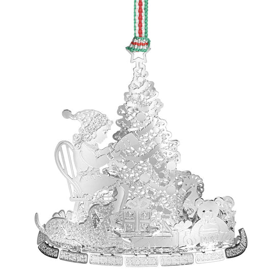 Newbridge Silverware Letter To Santa Christmas Tree Decoration-Goviers