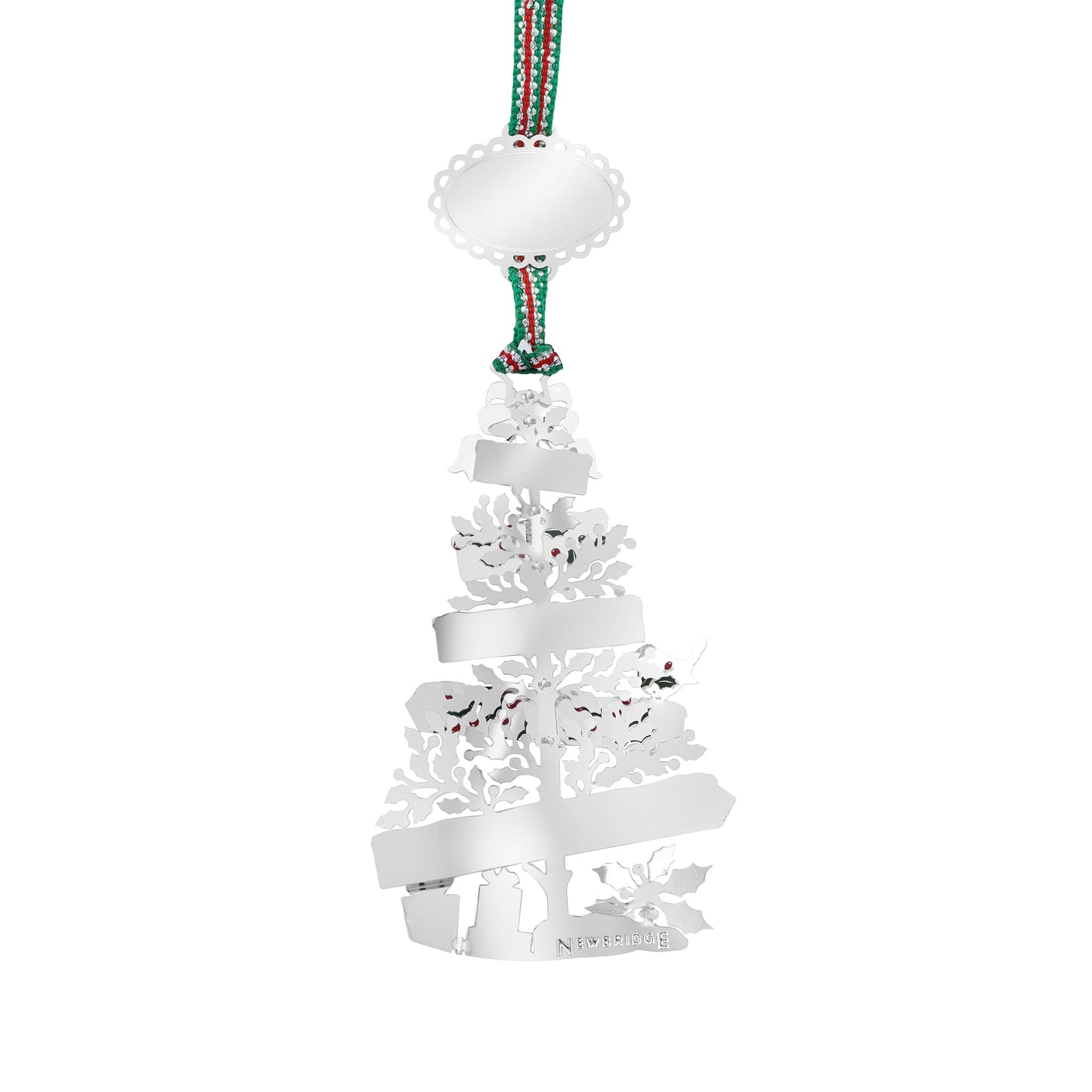 Newbridge Silverware Peace on Earth Christmas Tree Decoration - DELIVERY JULY-Goviers