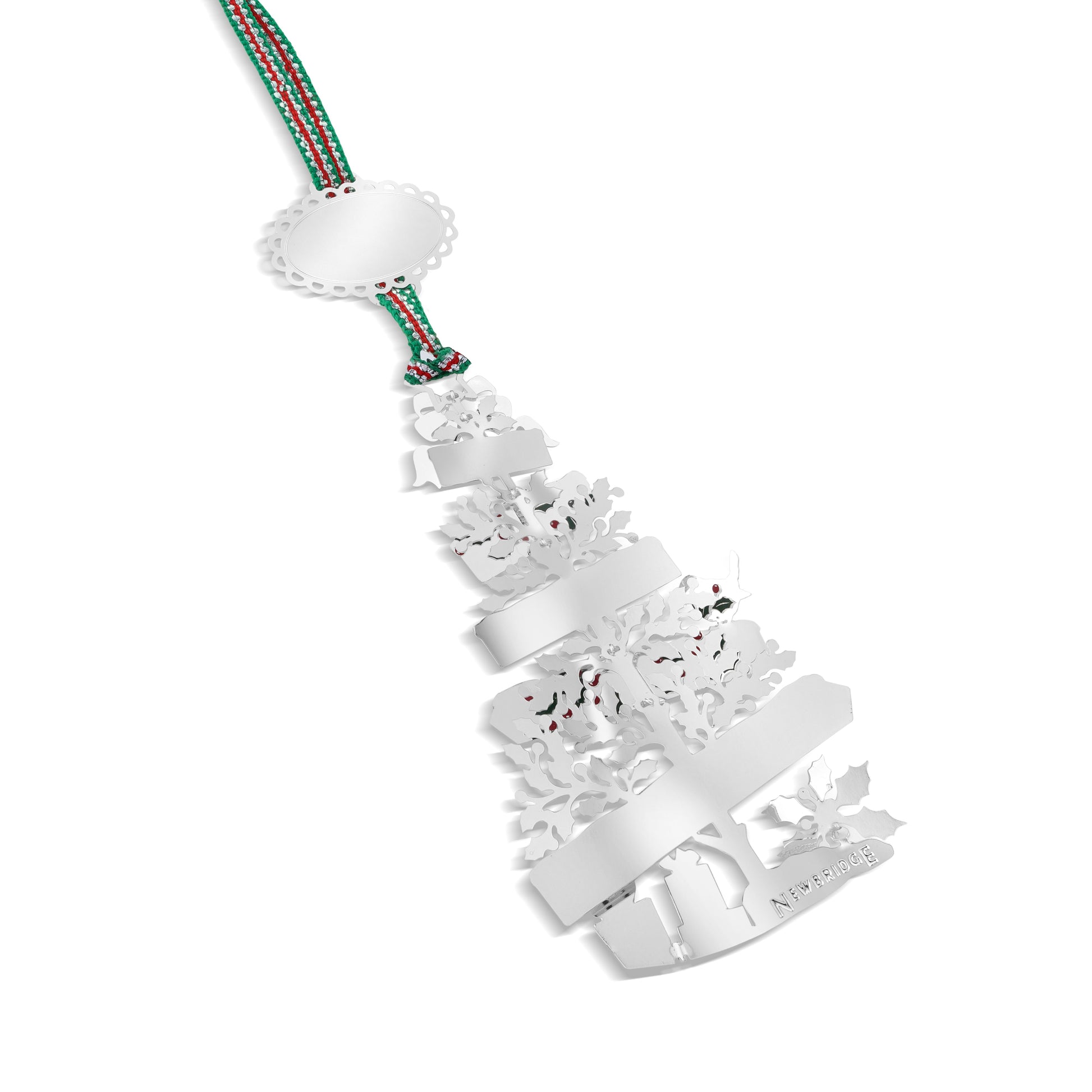 Newbridge Silverware Peace on Earth Christmas Tree Decoration - DELIVERY JULY-Goviers