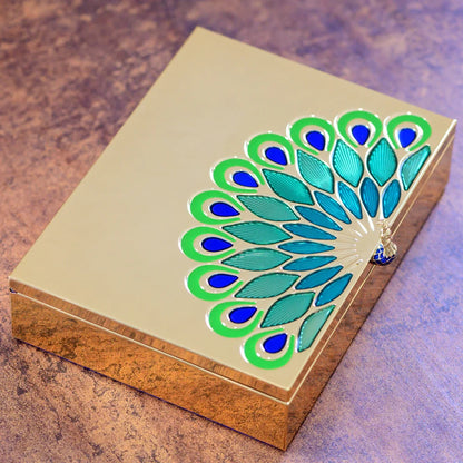 Newbridge Silverware Peacock Keepsake Box-Goviers