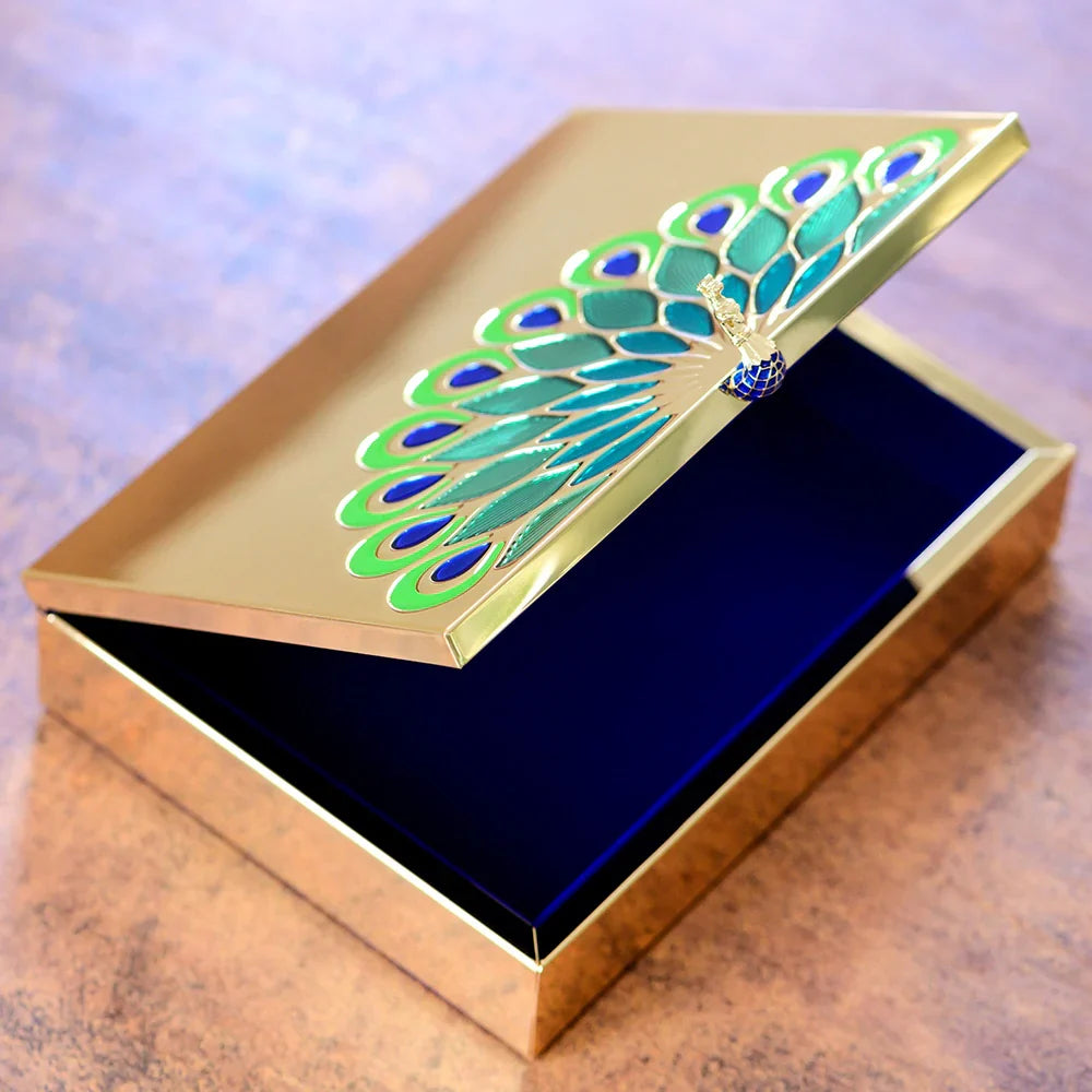 Newbridge Silverware Peacock Keepsake Box-Goviers