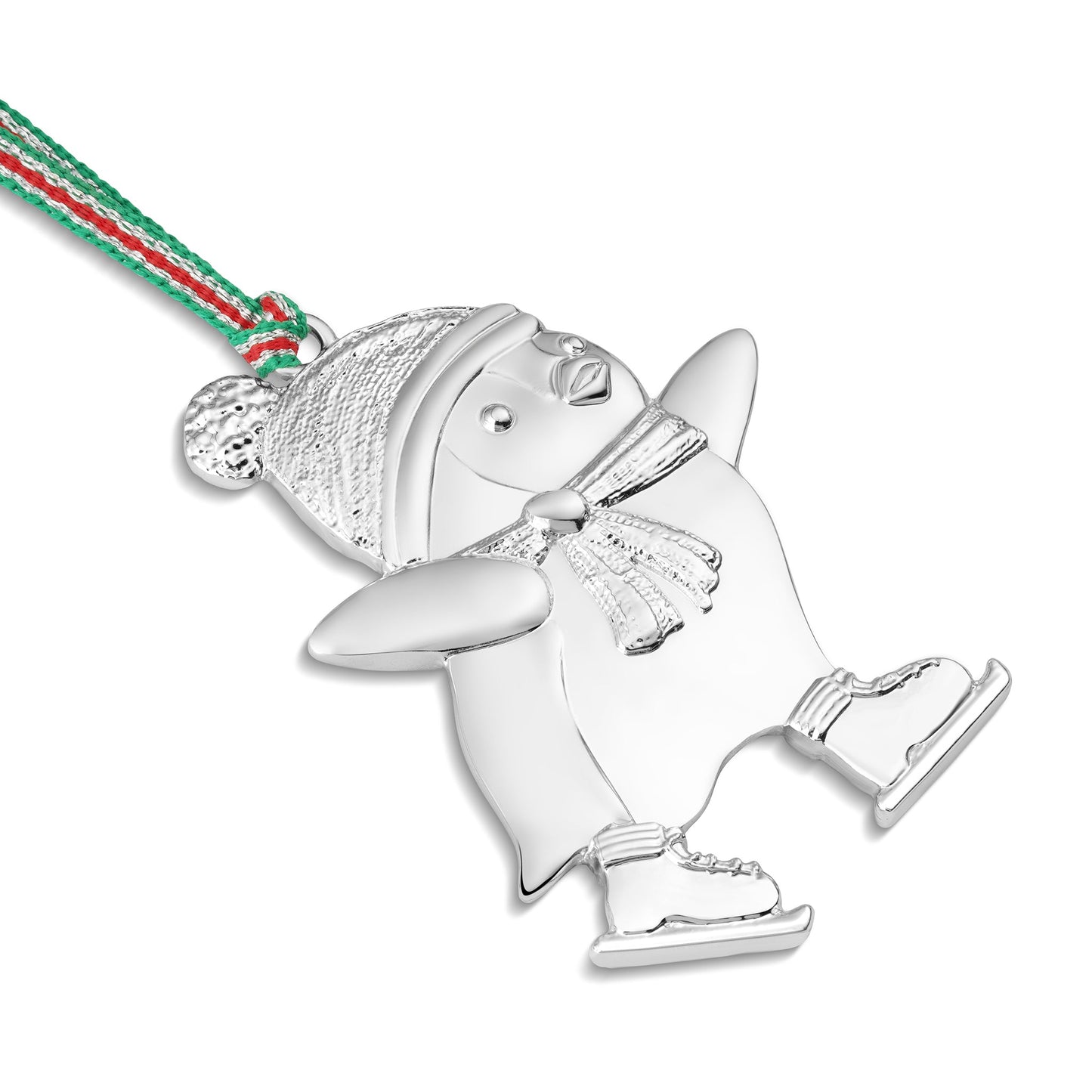 Newbridge Silverware Penguin with Green Boots Christmas Tree Decoration - DELIVERY JULY-Goviers