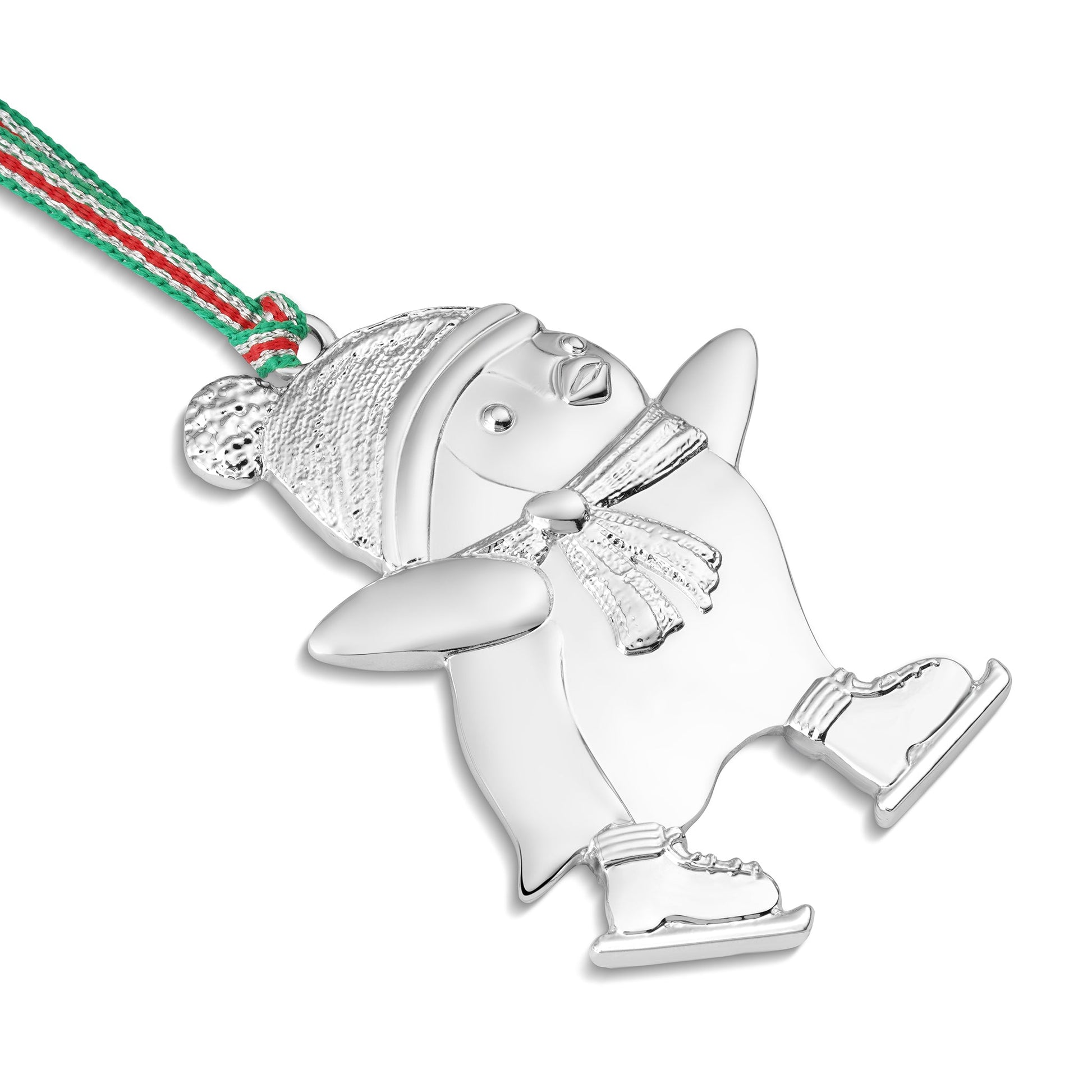 Newbridge Silverware Penguin with Green Boots Christmas Tree Decoration - DELIVERY JULY-Goviers