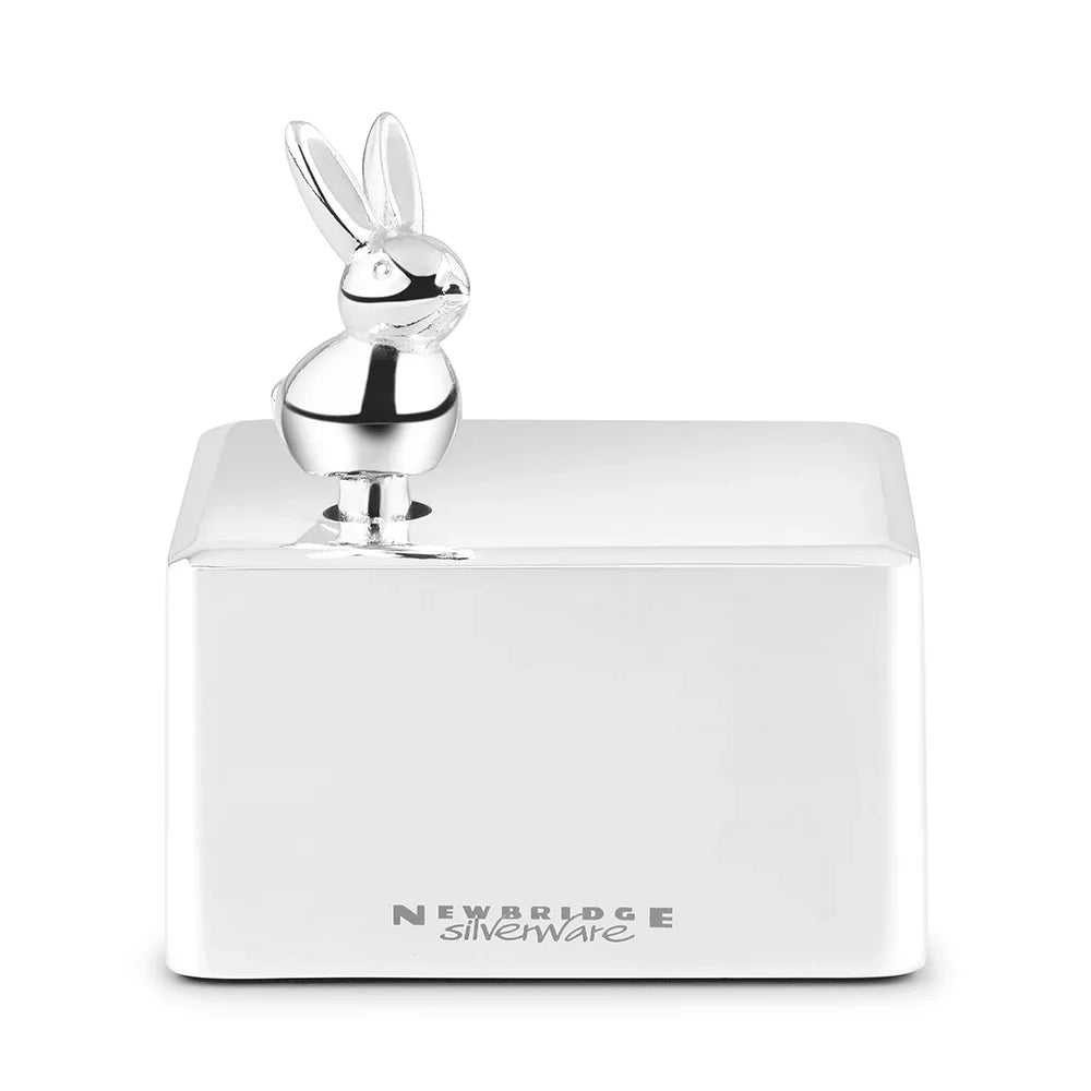 Newbridge Silverware Rabbit Music Box