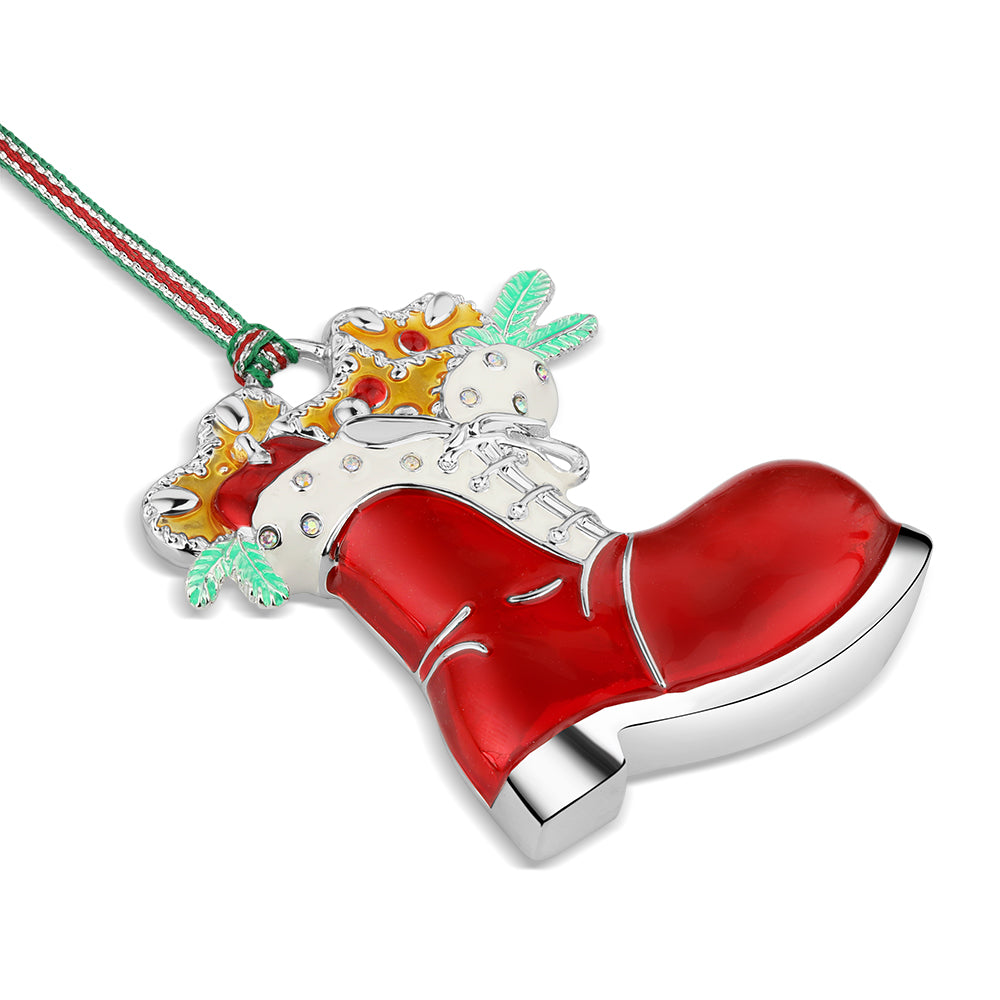 Newbridge Silverware Red Boot Christmas Tree Decoration-Goviers