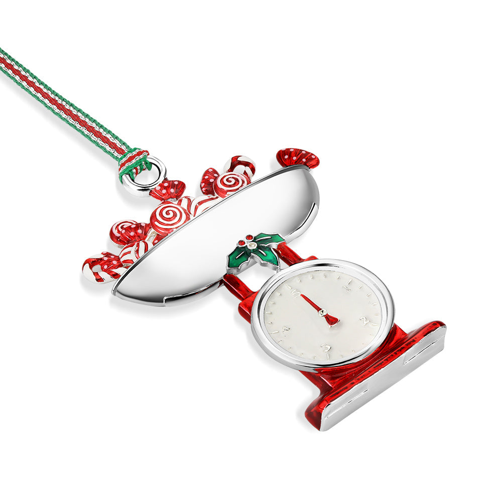 Newbridge Silverware Retro Weighing Scales Christmas Tree Decoration-Goviers