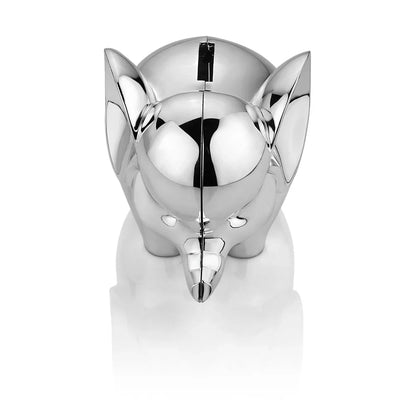Newbridge Silverware Rhodium Plate Elephant Money Bank-Goviers