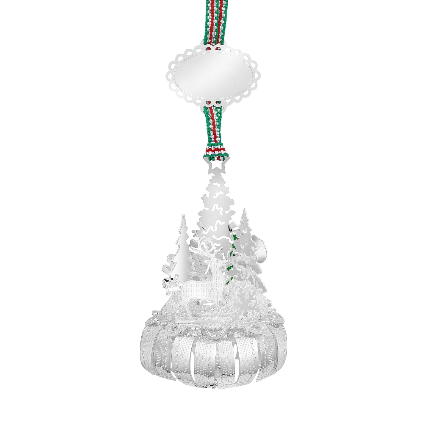 Newbridge Silverware Santa Carousel Christmas Tree Decoration - DELIVERY JULY-Goviers