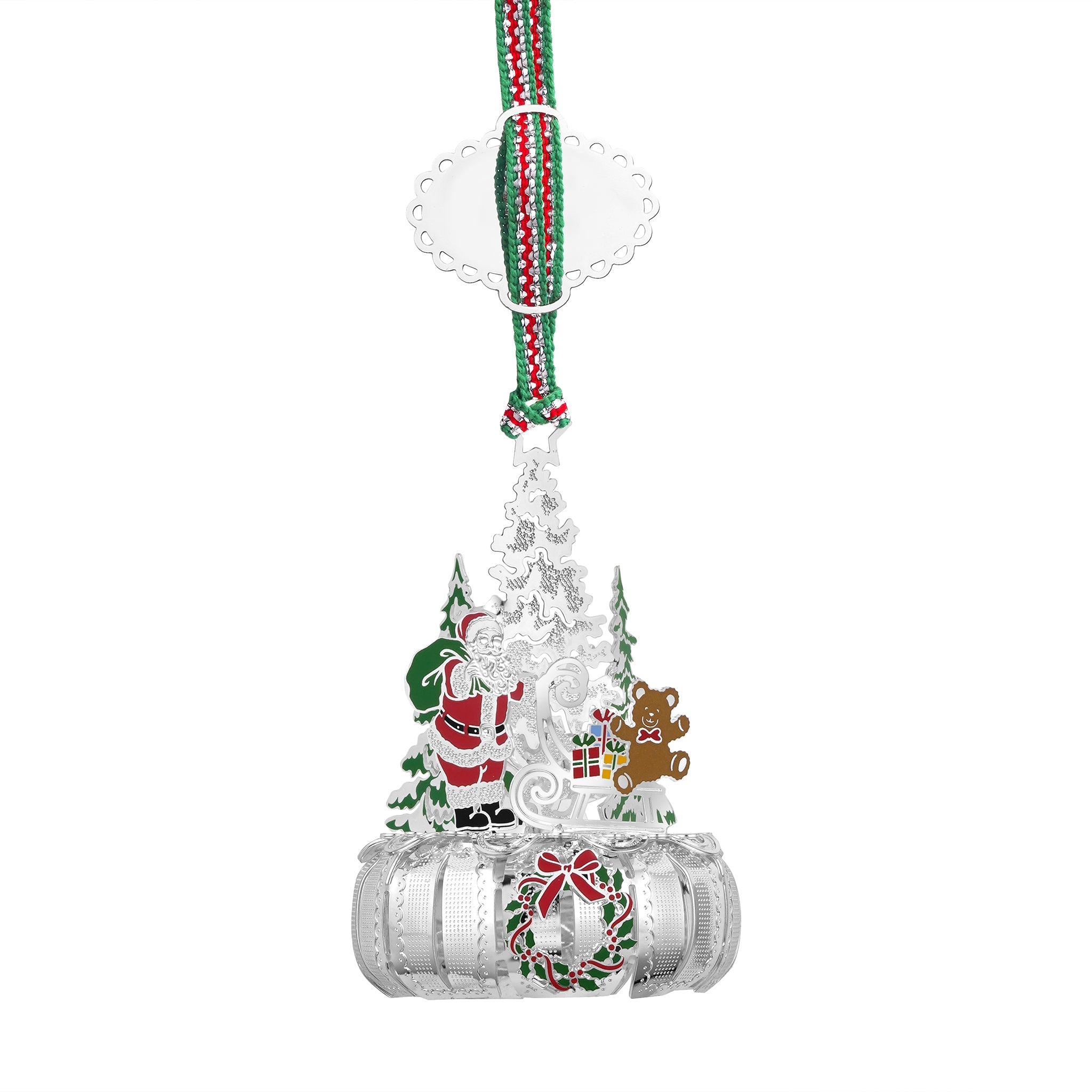 Newbridge Silverware Santa Carousel Christmas Tree Decoration - DELIVERY JULY