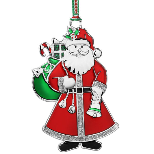 Newbridge Silverware Santa Claus Christmas Tree Decoration-Goviers