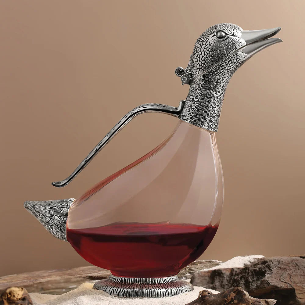 Newbridge Silverware Silver Plated Duck Wine Decanter