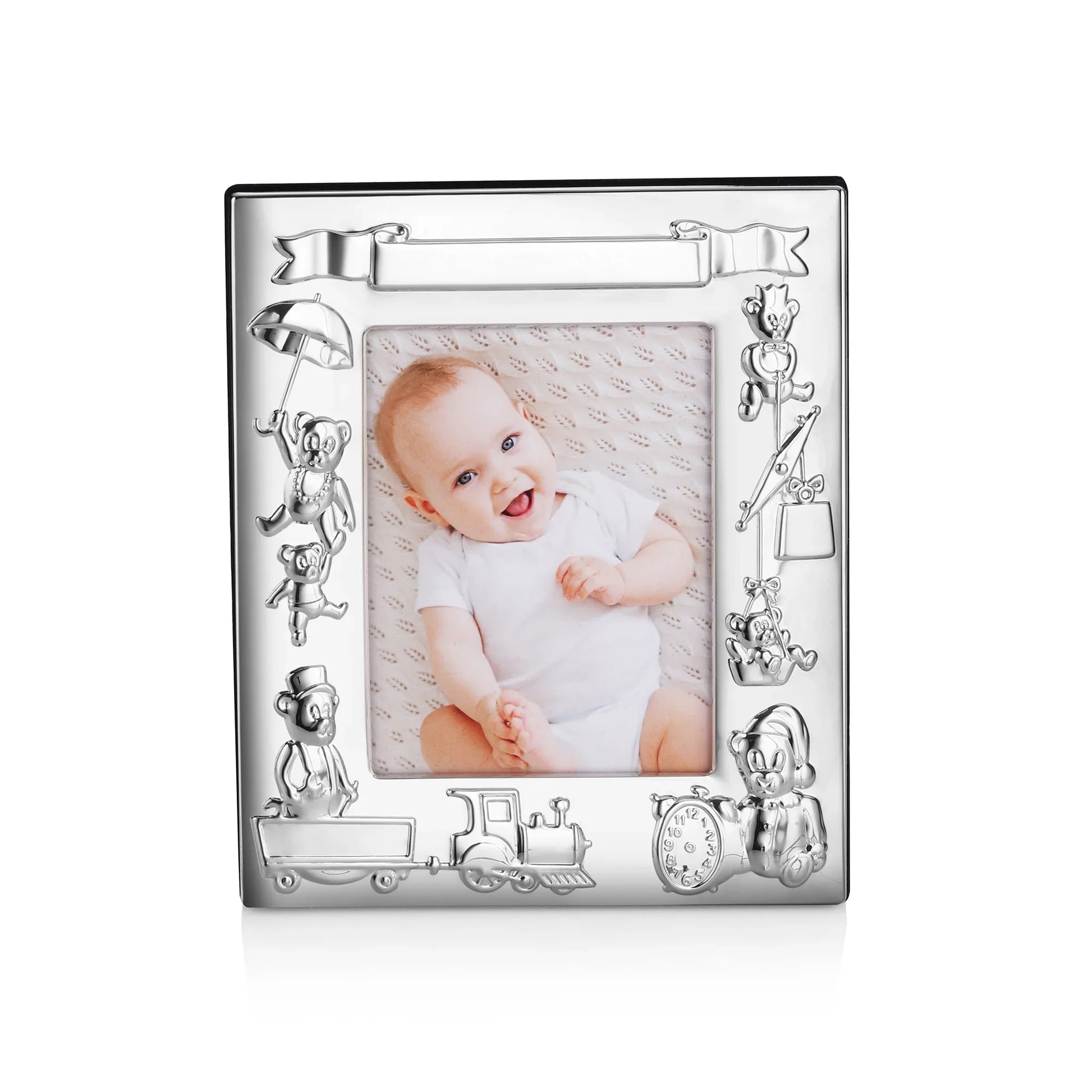 Newbridge Silverware Silver Plated Teddy Bear Frame 3x5"-Goviers