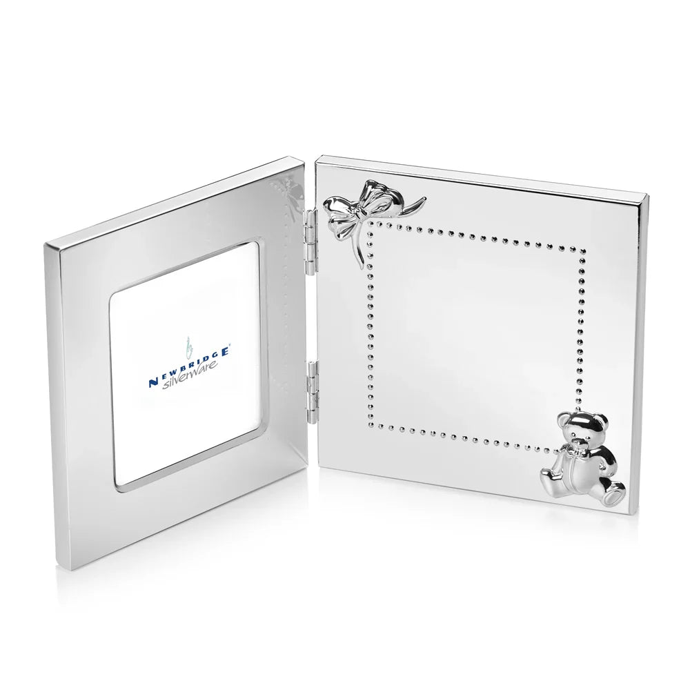Newbridge Silverware Teddy Bear Photo frame 3" x 3"-Goviers