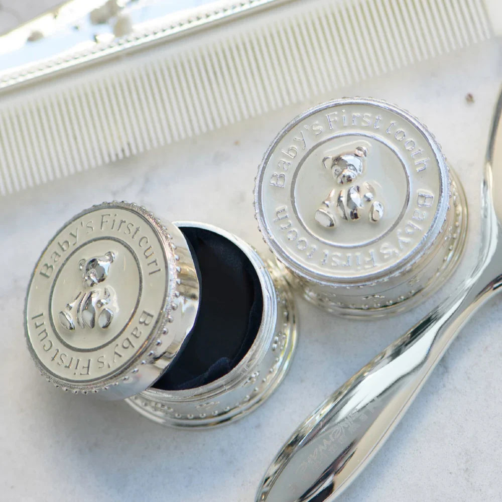 Newbridge Silverware Teddy Bear Tooth and Curl set-Goviers