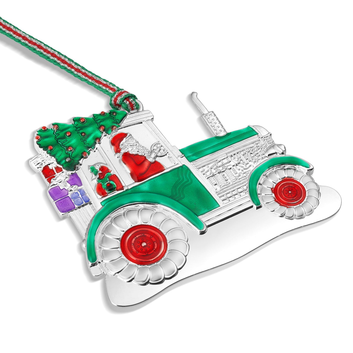 Newbridge Silverware Tractor Christmas Tree Decoration - DELIVERY JULY-Goviers