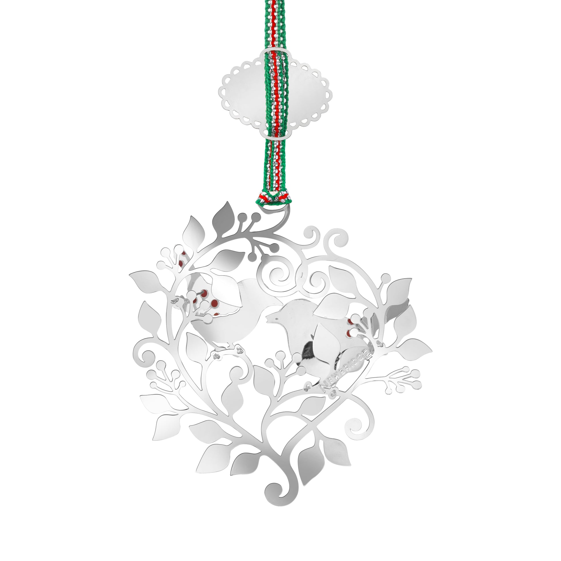 Newbridge Silverware Winter Robins Christmas Tree Decoration - DELIVERY JULY-Goviers