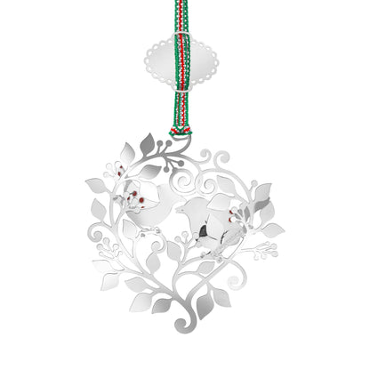 Newbridge Silverware Winter Robins Christmas Tree Decoration - DELIVERY JULY-Goviers