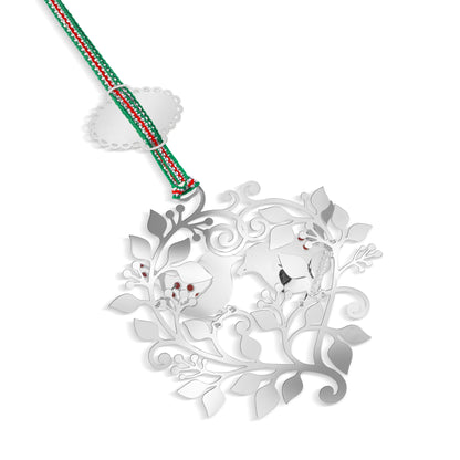 Newbridge Silverware Winter Robins Christmas Tree Decoration - DELIVERY JULY-Goviers