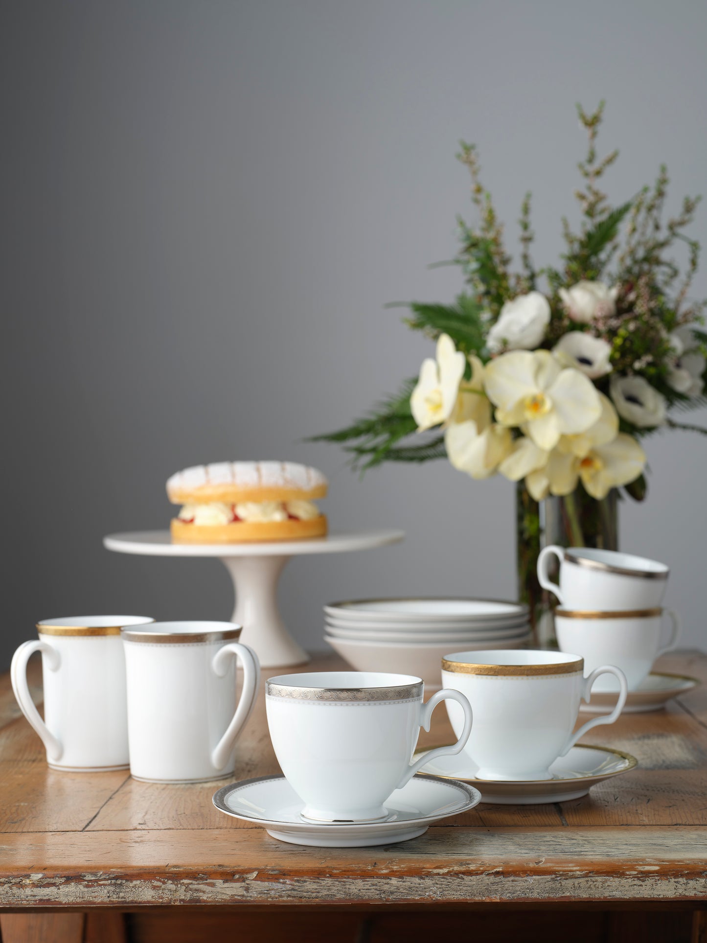 Noritake Charlotta Platinum Mug