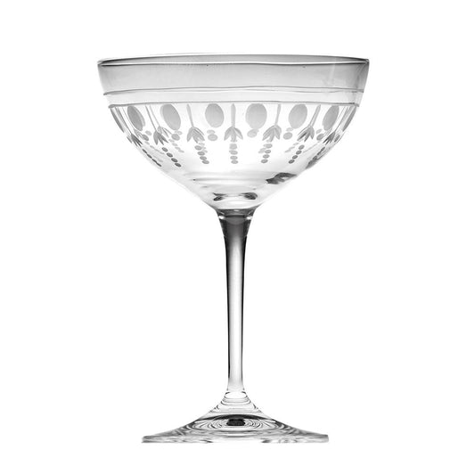 Royal Scot Crystal Nouveau Single Saucer Champagne Coupe Glass
