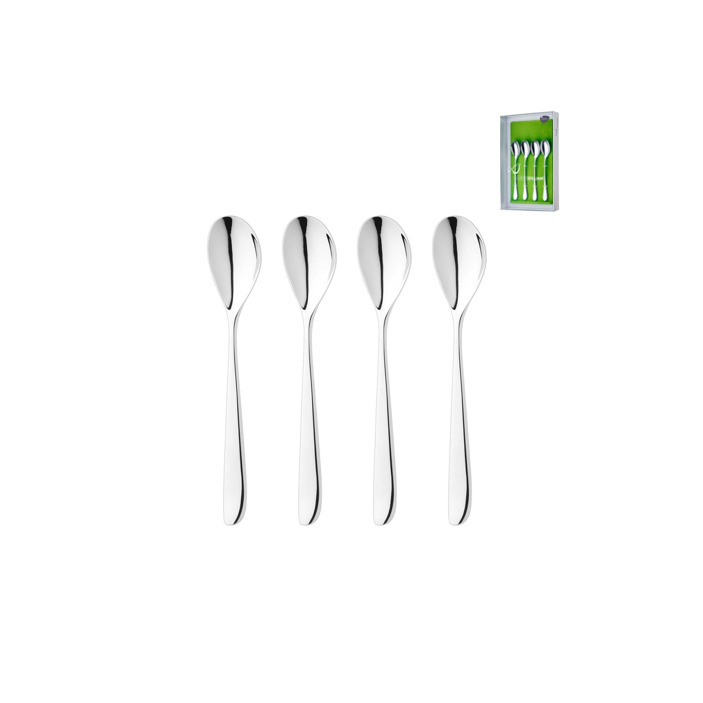 Studio William Olive Mirror Long Teaspoon Set of 4