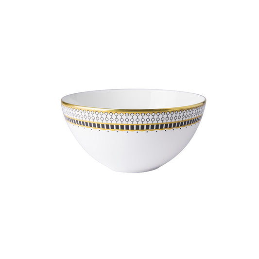Royal Crown Derby Oscillate Onyx Deep Coupe Bowl 14.5cm