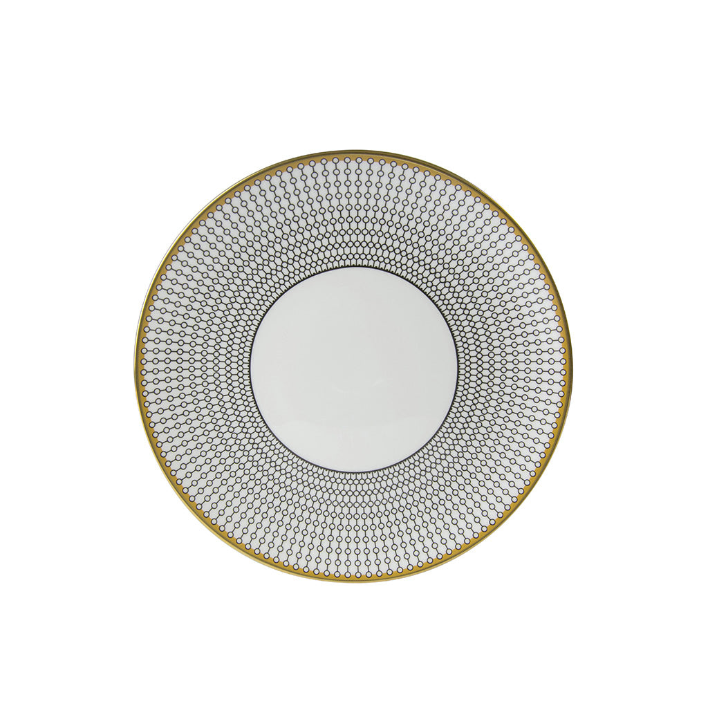 Royal Crown Derby Oscillate Onyx Coupe Plate 20.9cm