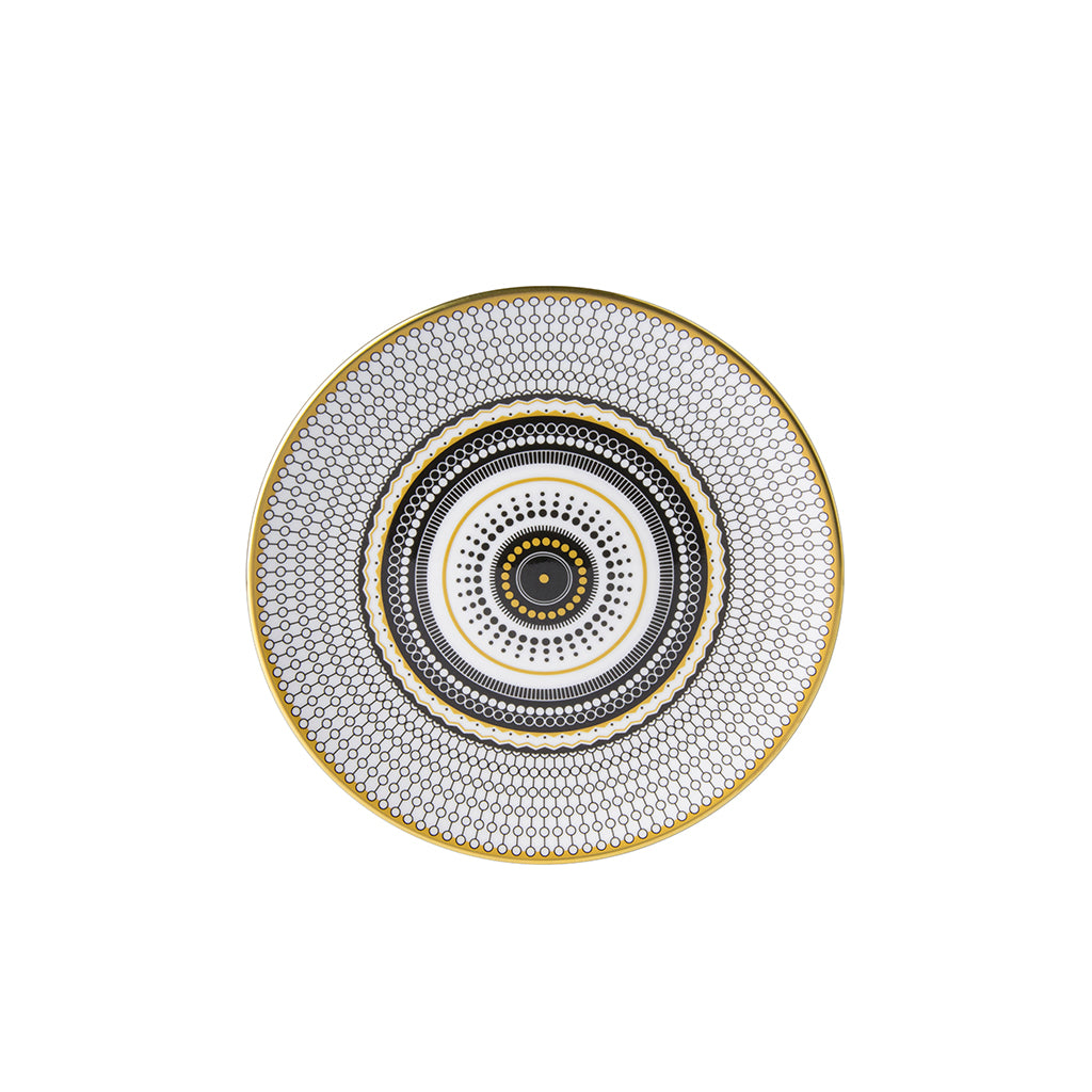 Royal Crown Derby Oscillate Onyx Coupe Plate 16.4cm