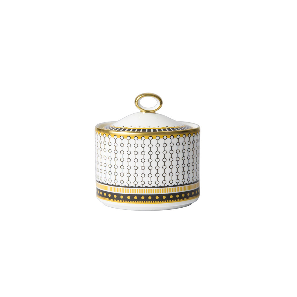 Royal Crown Derby Oscillate Onyx Covered Sugar 170ml