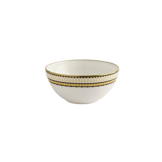 Royal Crown Derby Oscillate Ochre Bowl 11.5cm