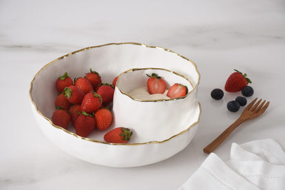 Pampa Bay Portofino Chip & Dip Bowl