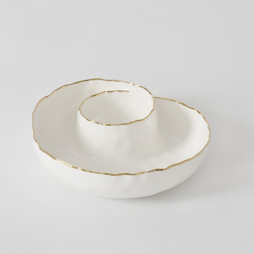 Pampa Bay Portofino Chip & Dip Bowl