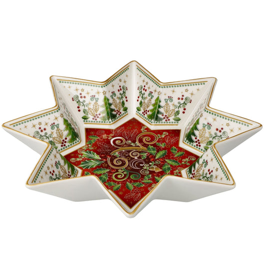 Palais Royal Large Stellar Christmas Bowl-Goviers