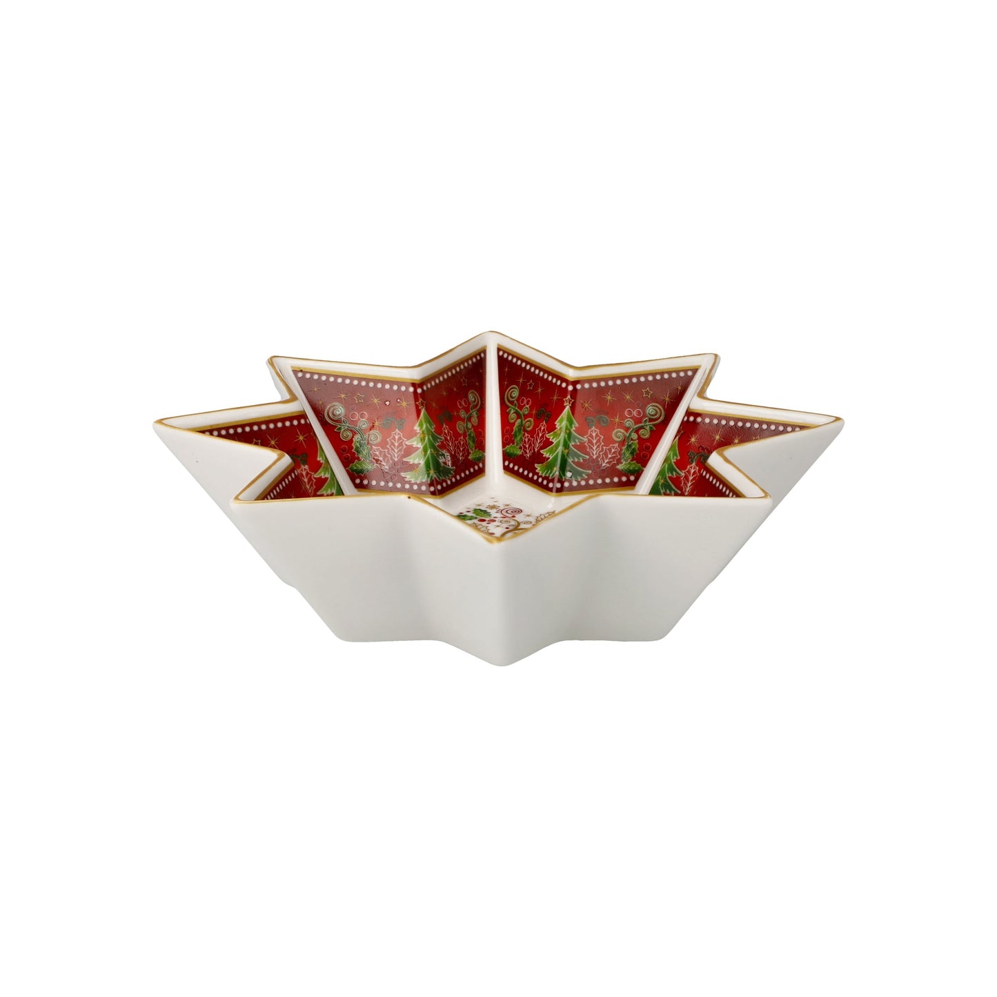 Goebel Palais Royal Small Stellar Christmas Bowl-Goviers