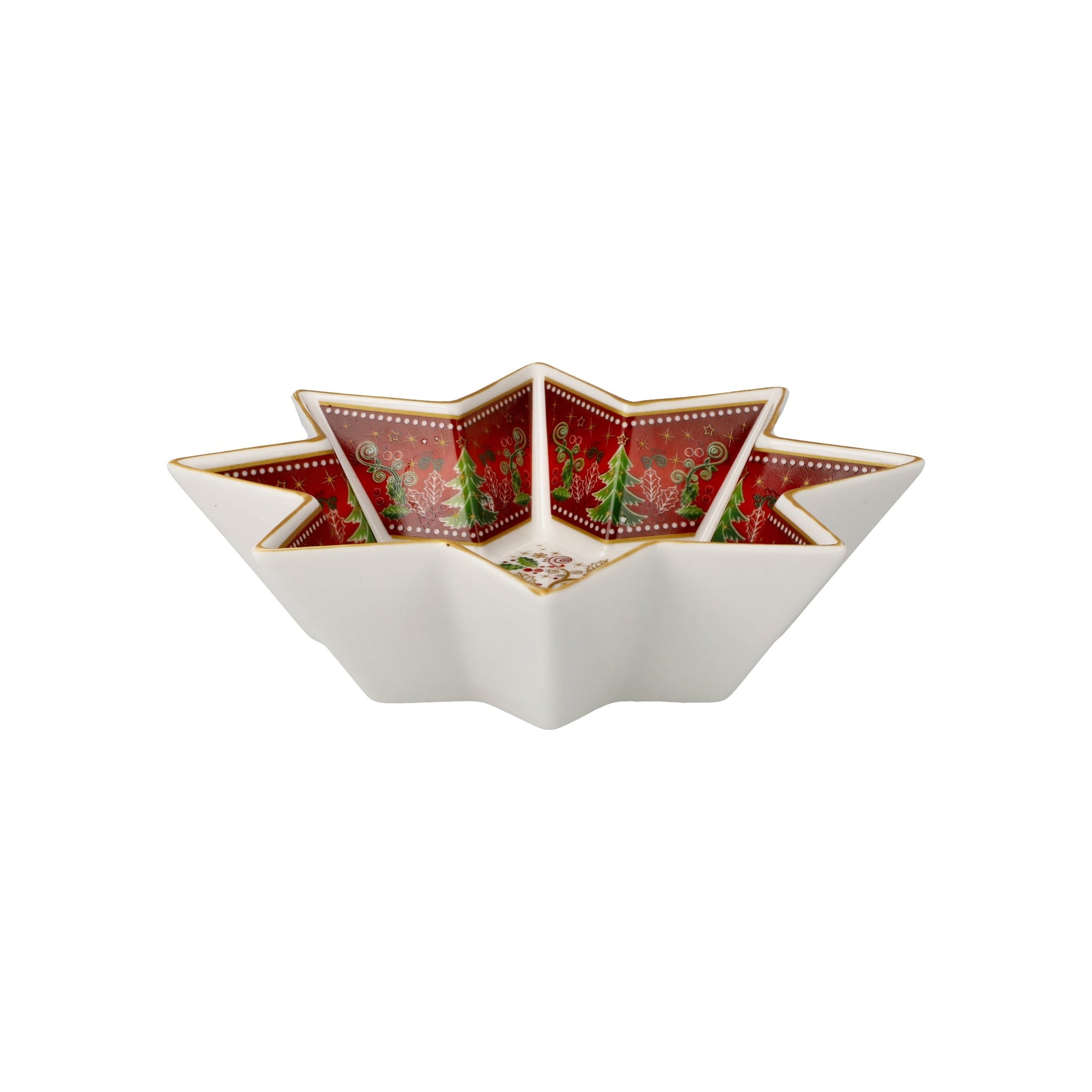 Goebel Palais Royal Small Stellar Christmas Bowl-Goviers