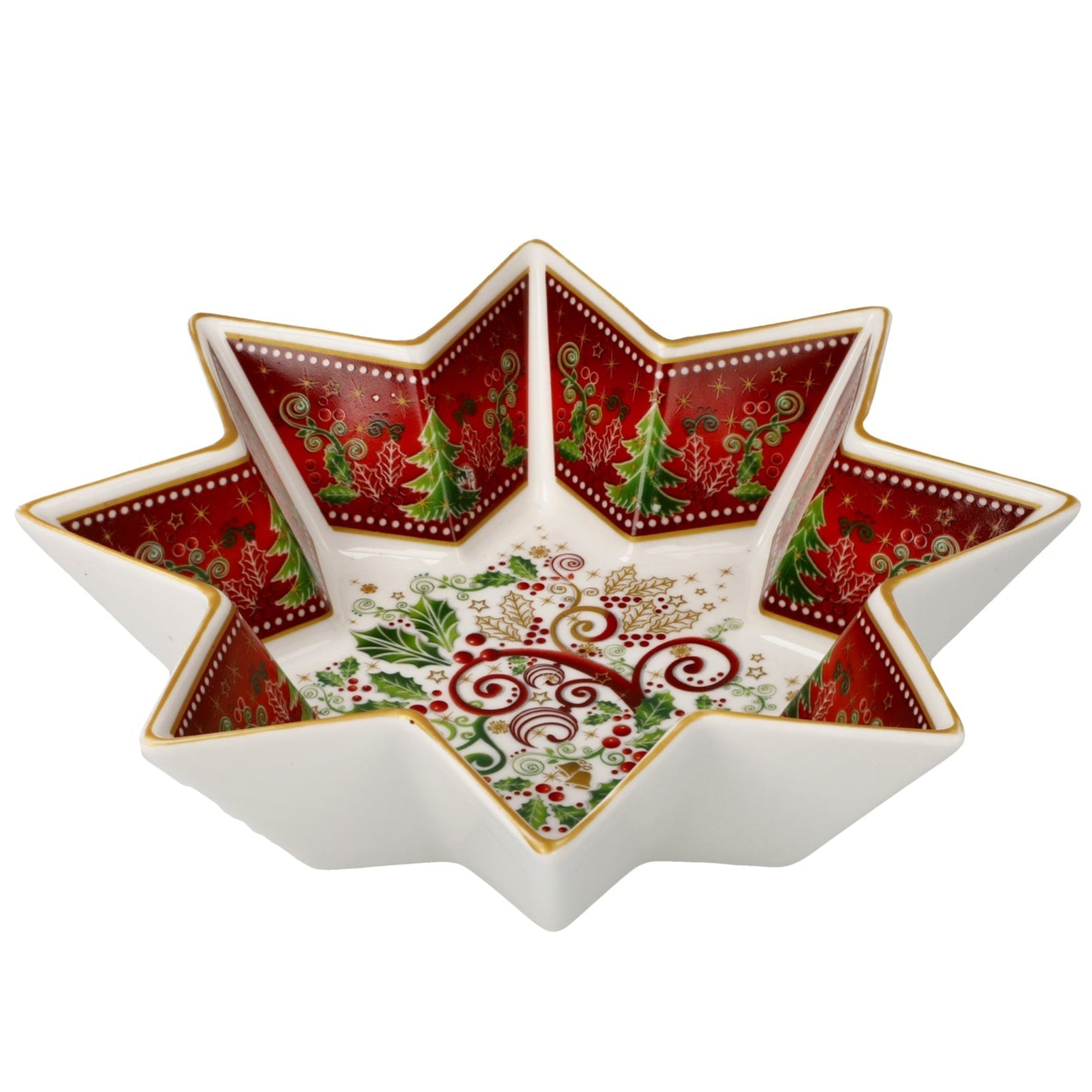 Goebel Palais Royal Small Stellar Christmas Bowl-Goviers