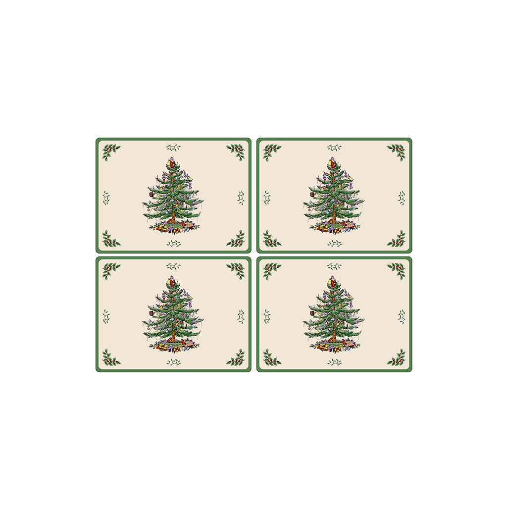 Pimpernel Christmas Tree Large Placemats Set of 4